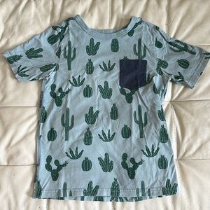 Tea Collection Boys 8 Cactus Tee Shirt